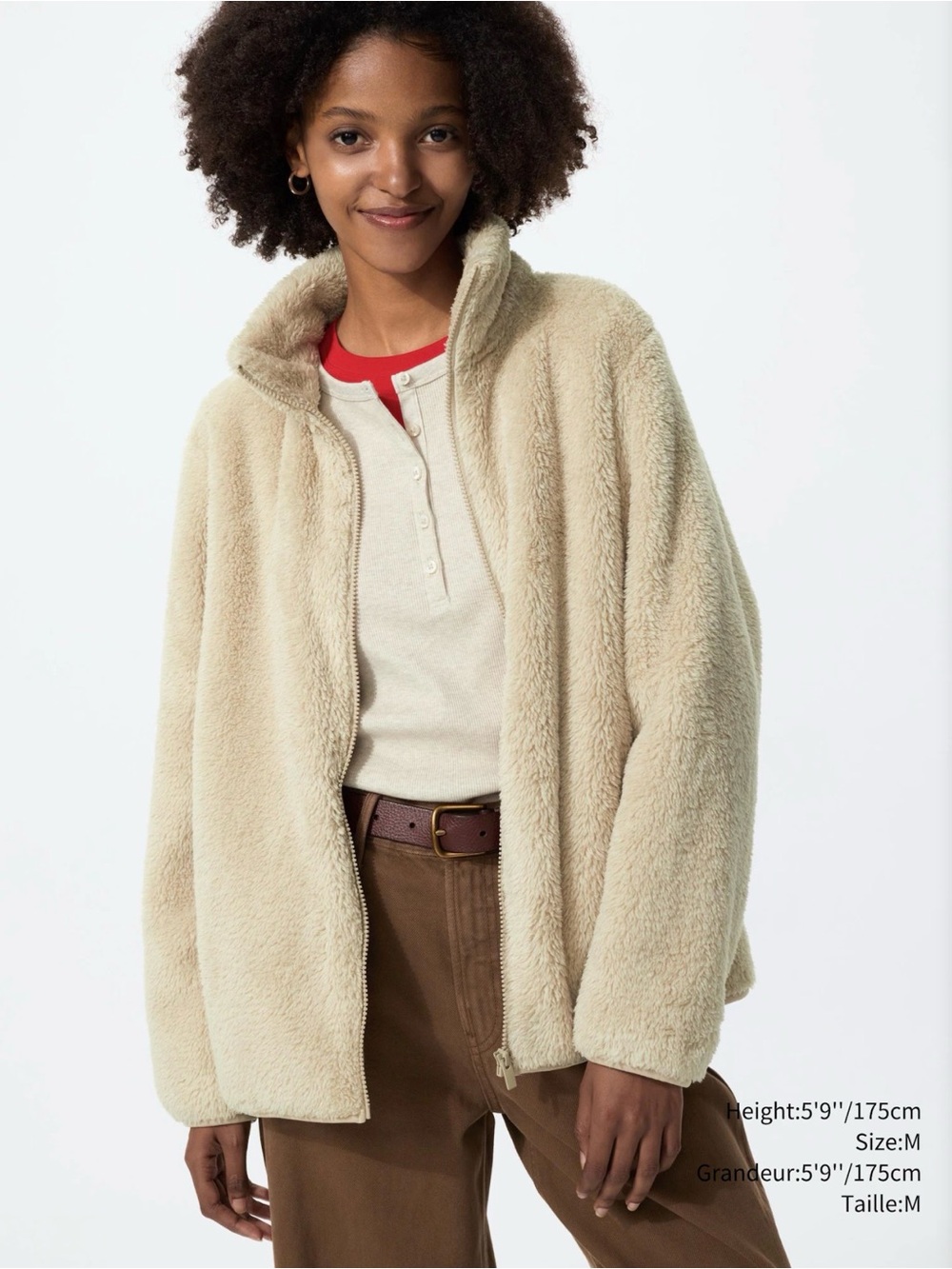 UNIQLO Fluffy Fleece Full-Zip Jacket